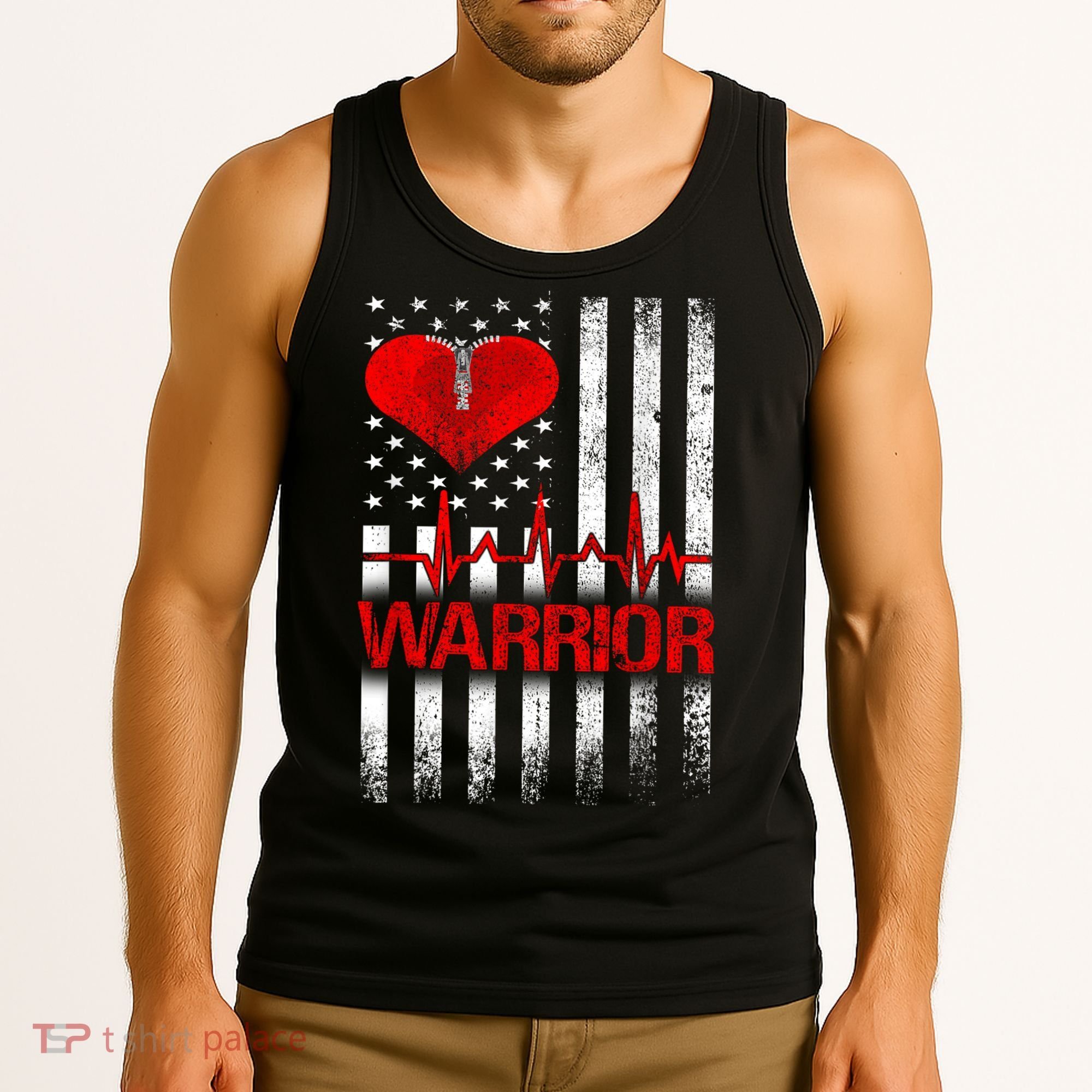 Open Heart Surgery Warrior Gift For Heart Patients Survivor Tank Top