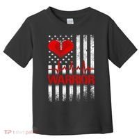 Open Heart Surgery Warrior Gift For Heart Patients Survivor Toddler T-Shirt thumb 0