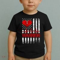 Open Heart Surgery Warrior Gift For Heart Patients Survivor Toddler T-Shirt thumb 2