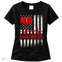 Open Heart Surgery Warrior Gift For Heart Patients Survivor Women's T-Shirt thumb 0