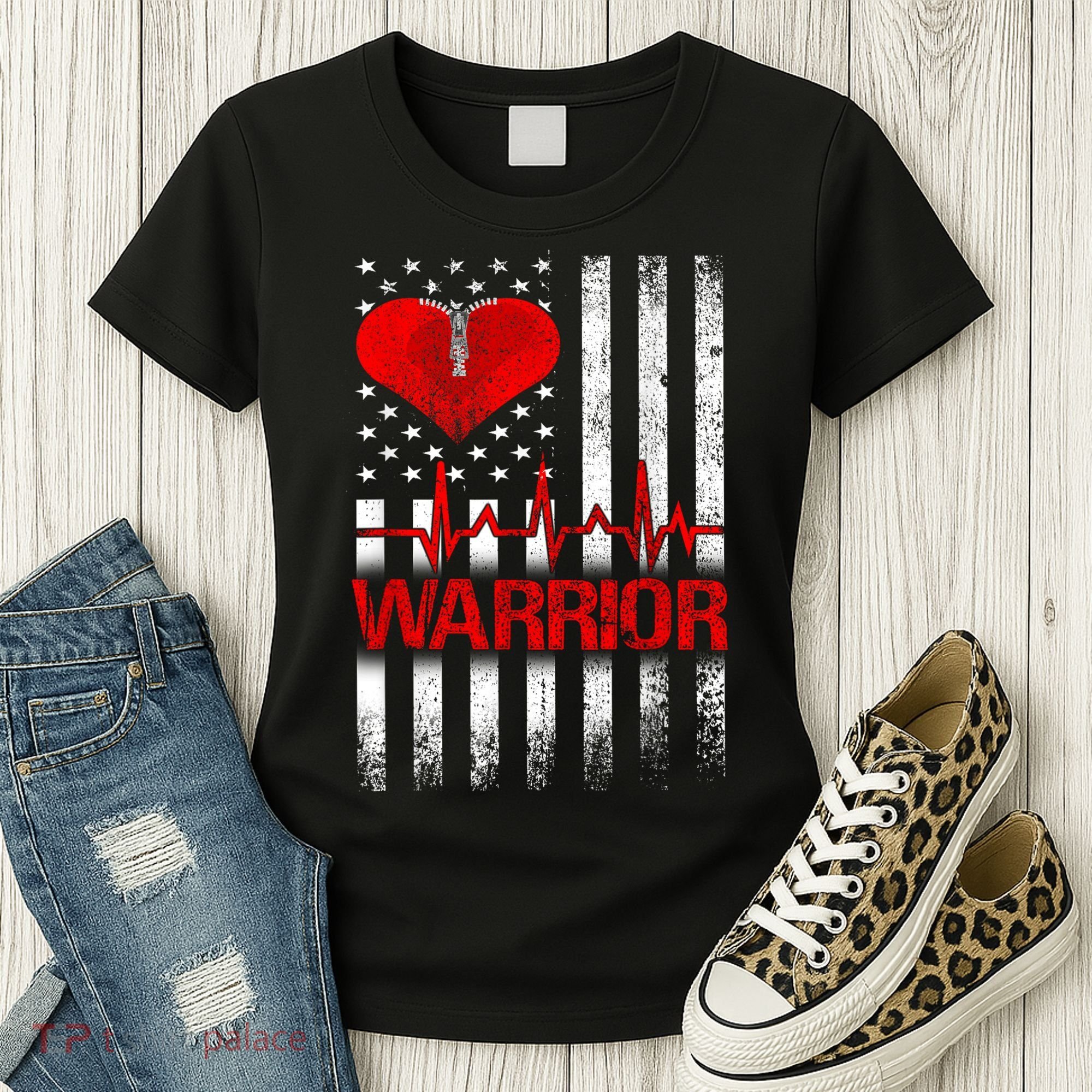 Open Heart Surgery Warrior Gift For Heart Patients Survivor Women's T-Shirt