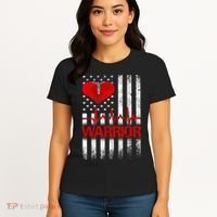 Open Heart Surgery Warrior Gift For Heart Patients Survivor Women's T-Shirt thumb 4