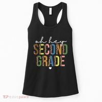 Oh Hey Second Grade Cheetah Print Women's Tank Top thumb 0