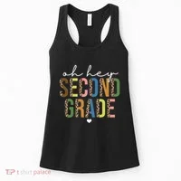 Oh Hey Second Grade Cheetah Print Women's Tank Top thumb 0