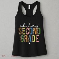 Oh Hey Second Grade Cheetah Print Women's Tank Top thumb 3