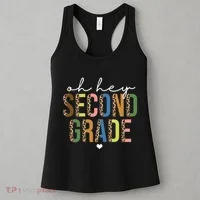 Oh Hey Second Grade Cheetah Print Women's Tank Top thumb 3