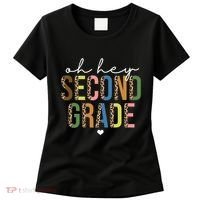 Oh Hey Second Grade Cheetah Print Women's T-Shirt thumb 0
