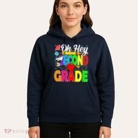 Oh Hey Second Grade Back To School Student Teacher 2nd Grade Hoodie thumb 5