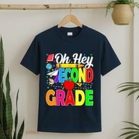 Oh Hey Second Grade Back To School Student Teacher 2nd Grade T-Shirt thumb 2