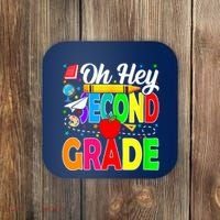 Oh Hey Second Grade Back To School Student Teacher 2nd Grade Coaster thumb 0