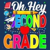Oh Hey Second Grade Back To School Student Teacher 2nd Grade Women's Hoodie thumb 2