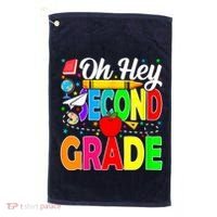 Oh Hey Second Grade Back To School Student Teacher 2nd Grade Golf Towel thumb 0