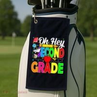 Oh Hey Second Grade Back To School Student Teacher 2nd Grade Golf Towel thumb 2