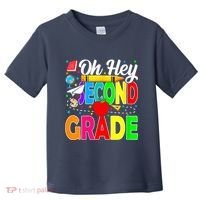 Oh Hey Second Grade Back To School Student Teacher 2nd Grade Toddler T-Shirt thumb 0