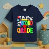 Oh Hey Second Grade Back To School Student Teacher 2nd Grade Toddler T-Shirt thumb 3