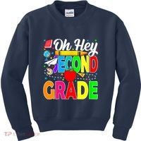 Oh Hey Second Grade Back To School Student Teacher 2nd Grade Kids Sweatshirt thumb 0