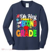 Oh Hey Second Grade Back To School Student Teacher 2nd Grade Kids Long Sleeve Shirt thumb 0