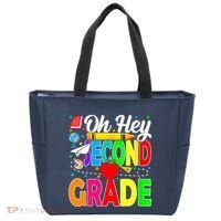 Oh Hey Second Grade Back To School Student Teacher 2nd Grade Tote Bag thumb 0
