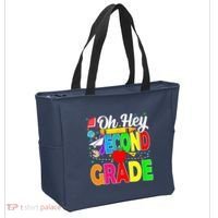 Oh Hey Second Grade Back To School Student Teacher 2nd Grade Tote Bag thumb 2