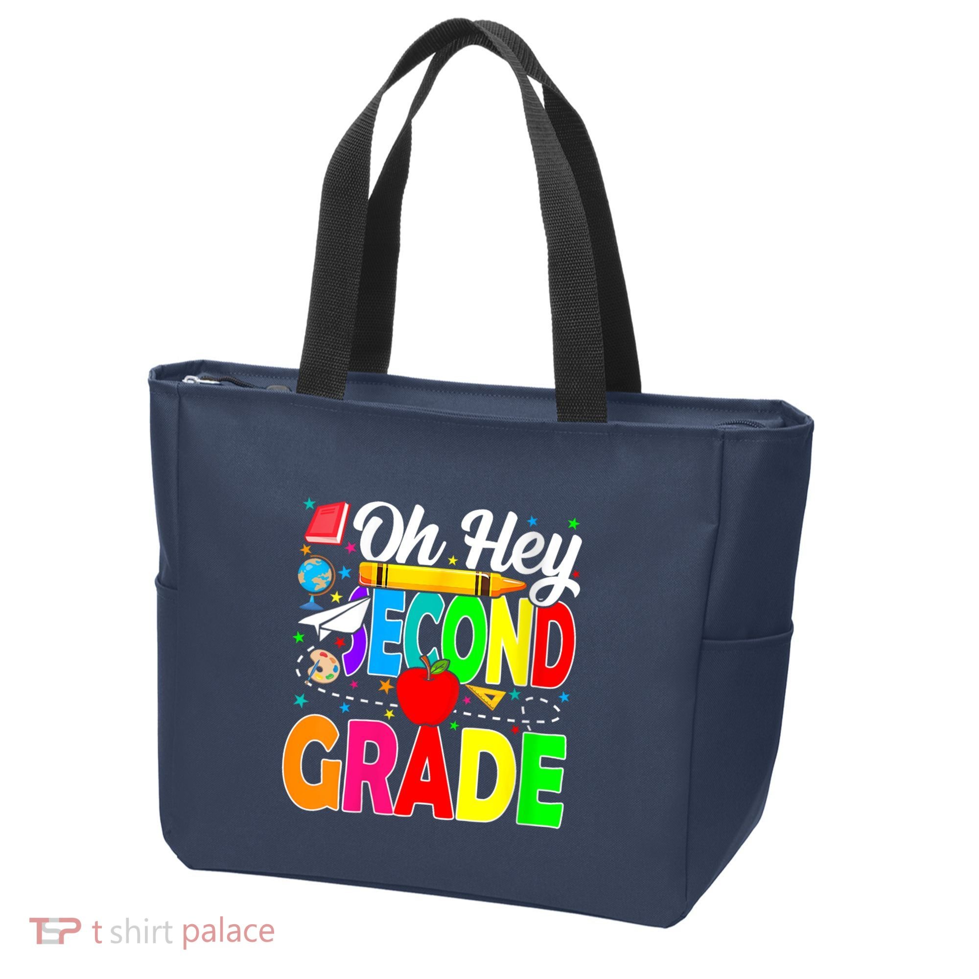 Oh Hey Second Grade Back To School Student Teacher 2nd Grade Tote Bag