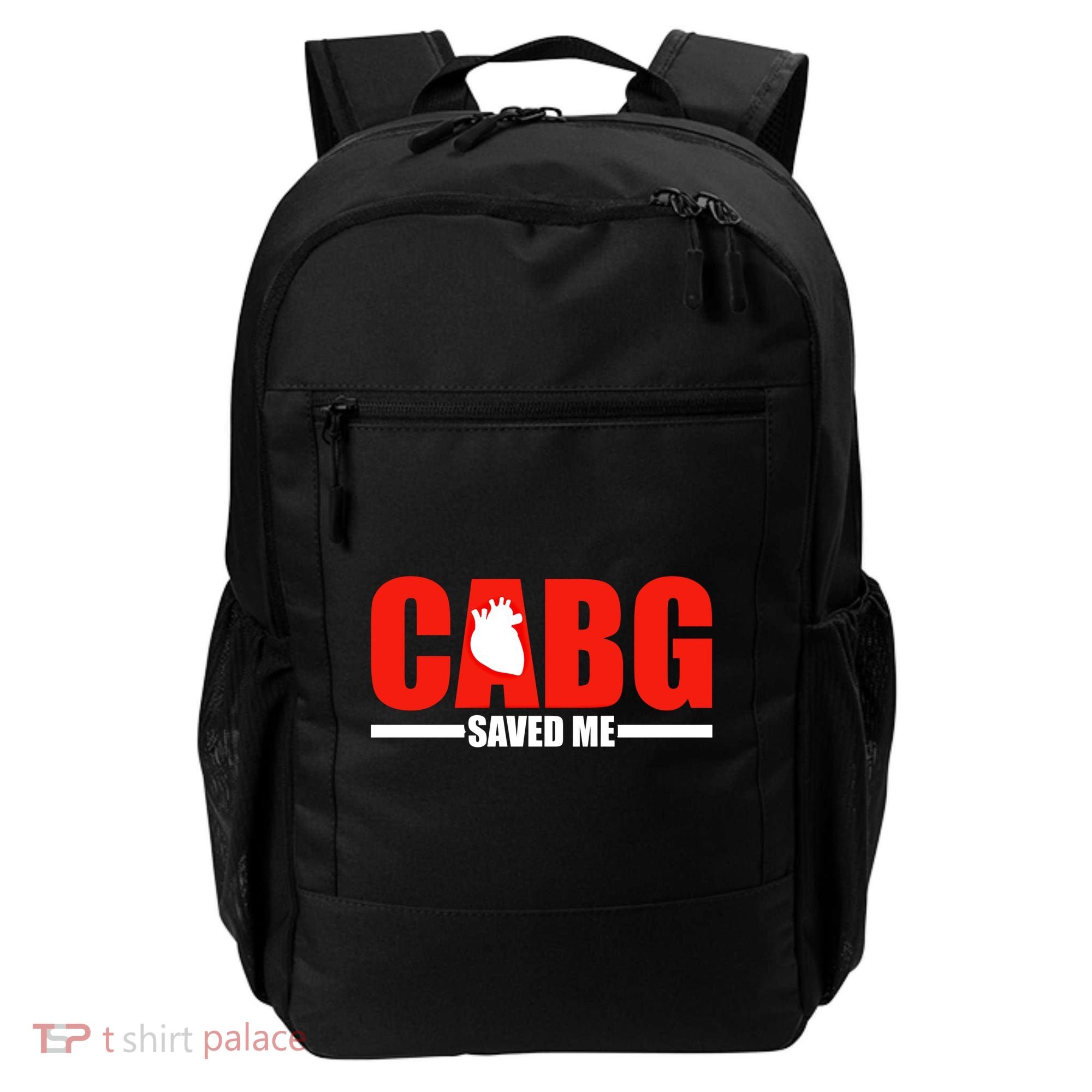 Open Heart Surgery Cabg Saved Me Cool Gift Backpack