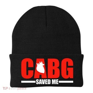 Open Heart Surgery Cabg Saved Me Cool Gift Beanie