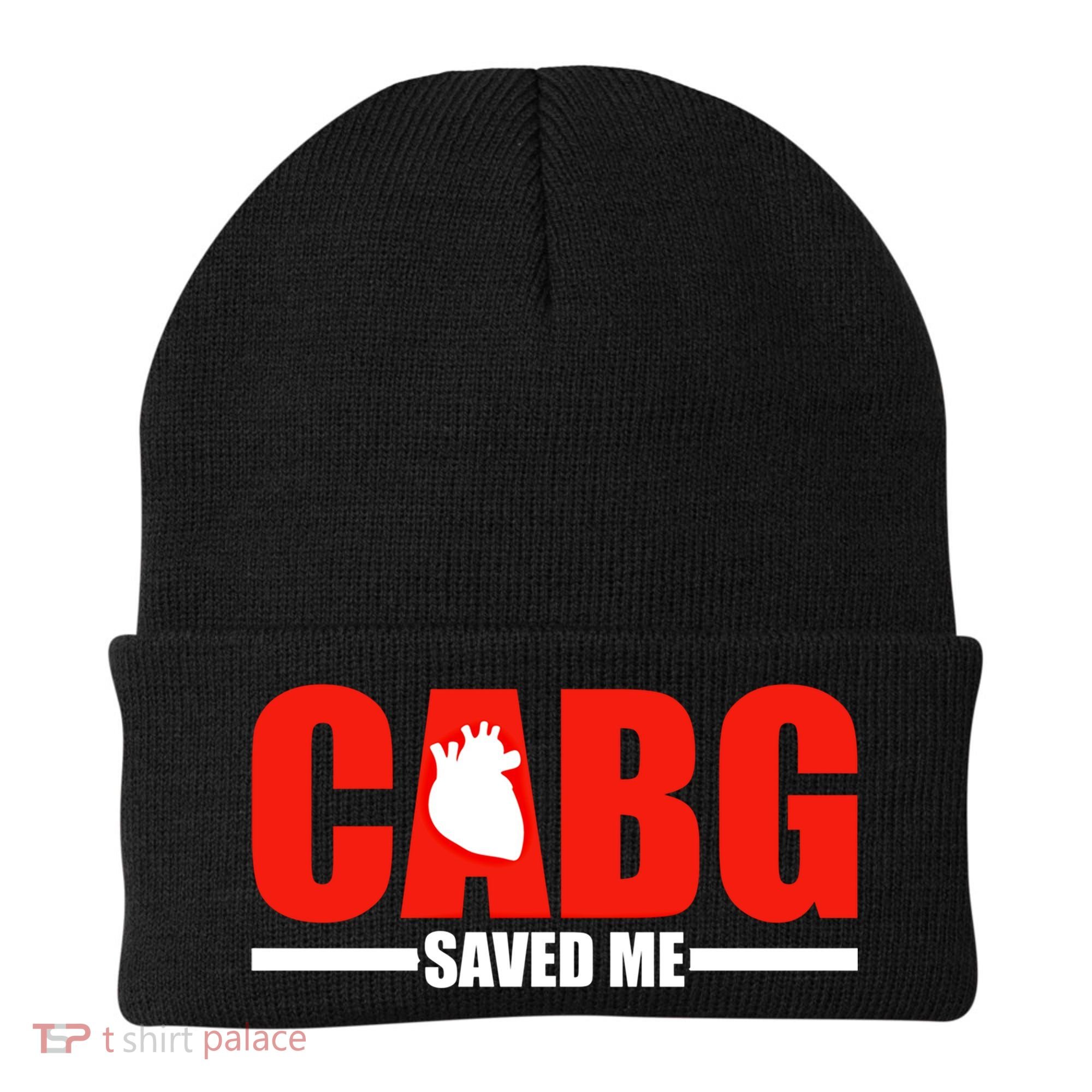 Open Heart Surgery Cabg Saved Me Cool Gift Beanie