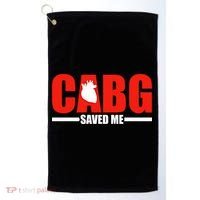 Open Heart Surgery Cabg Saved Me Cool Gift Golf Towel thumb 0