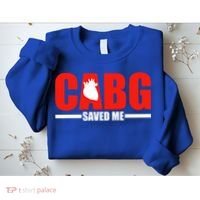 Open Heart Surgery Cabg Saved Me Cool Gift Sweatshirt thumb 2