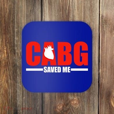Open Heart Surgery Cabg Saved Me Cool Gift Coaster