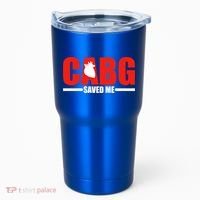 Open Heart Surgery Cabg Saved Me Cool Gift Tumbler thumb 0