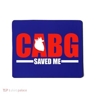 Open Heart Surgery Cabg Saved Me Cool Gift Mousepad