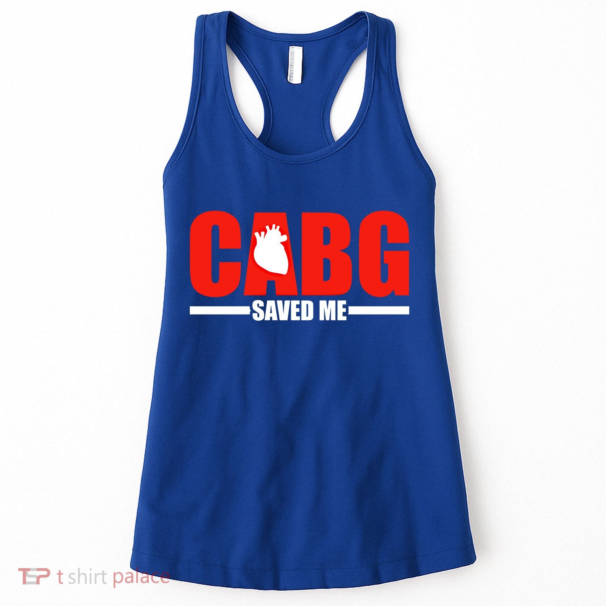 Open Heart Surgery Cabg Saved Me Cool Gift Women's Tank Top