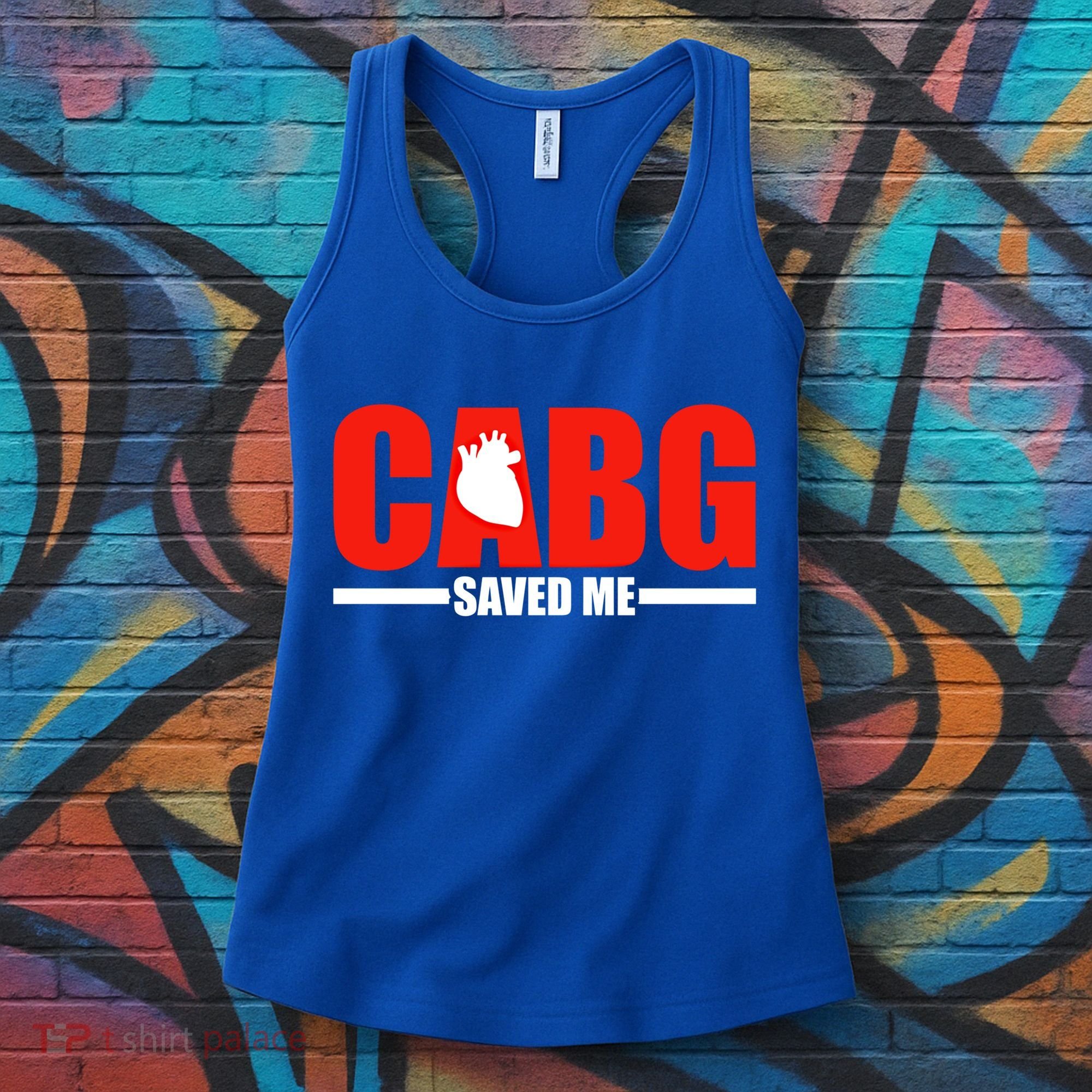Open Heart Surgery Cabg Saved Me Cool Gift Women's Tank Top