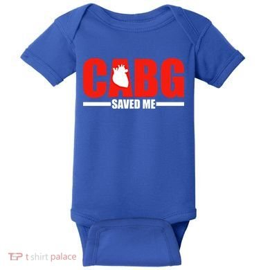 Open Heart Surgery Cabg Saved Me Cool Gift Baby Bodysuit