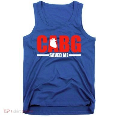 Open Heart Surgery Cabg Saved Me Cool Gift Tank Top