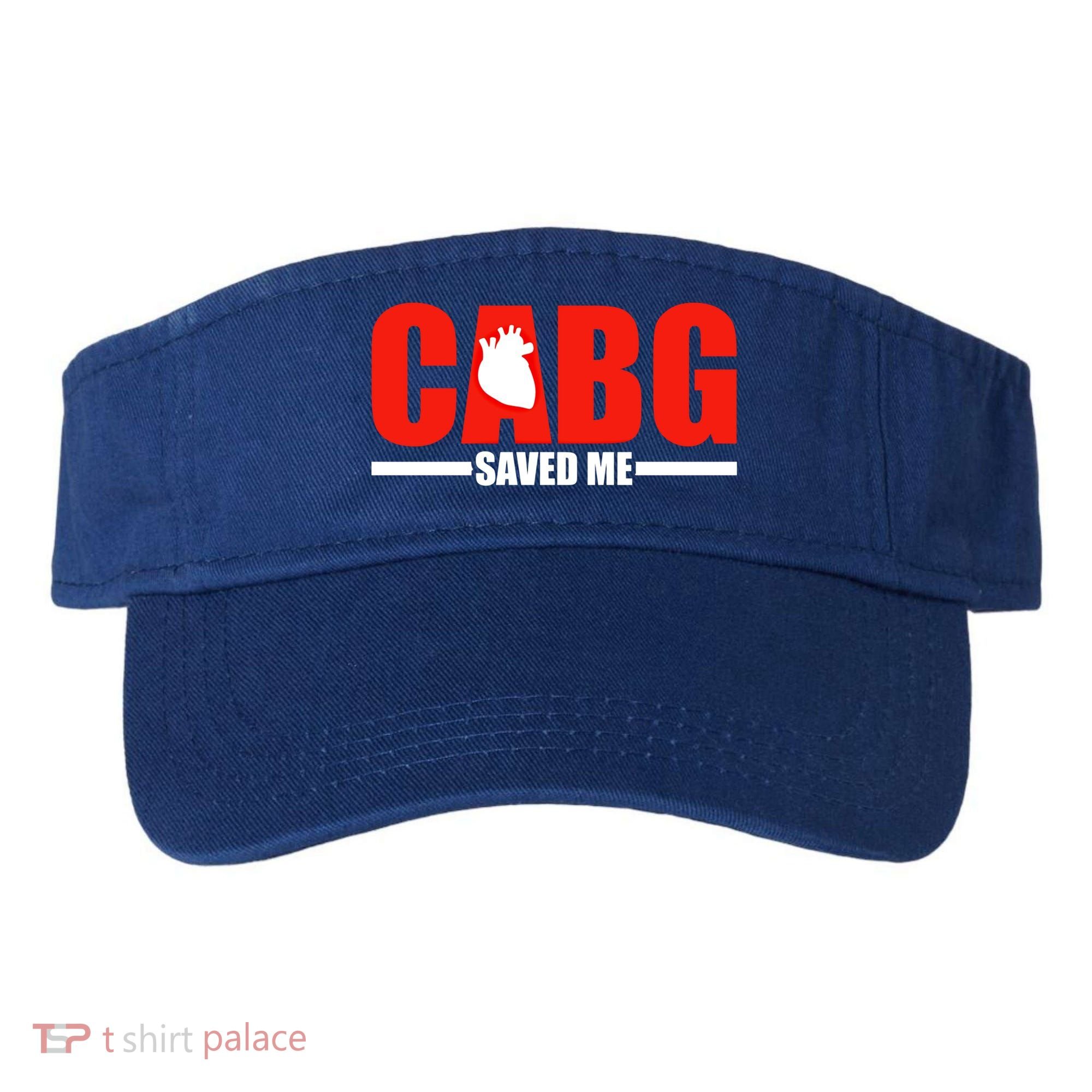 Open Heart Surgery Cabg Saved Me Cool Gift Visor