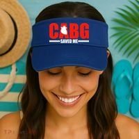 Open Heart Surgery Cabg Saved Me Cool Gift Visor thumb 2