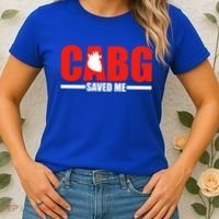Open Heart Surgery Cabg Saved Me Cool Gift Women's T-Shirt thumb 2