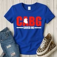 Open Heart Surgery Cabg Saved Me Cool Gift Women's T-Shirt thumb 3