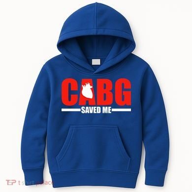 Open Heart Surgery Cabg Saved Me Cool Gift Kids Hoodie