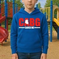 Open Heart Surgery Cabg Saved Me Cool Gift Kids Hoodie thumb 2