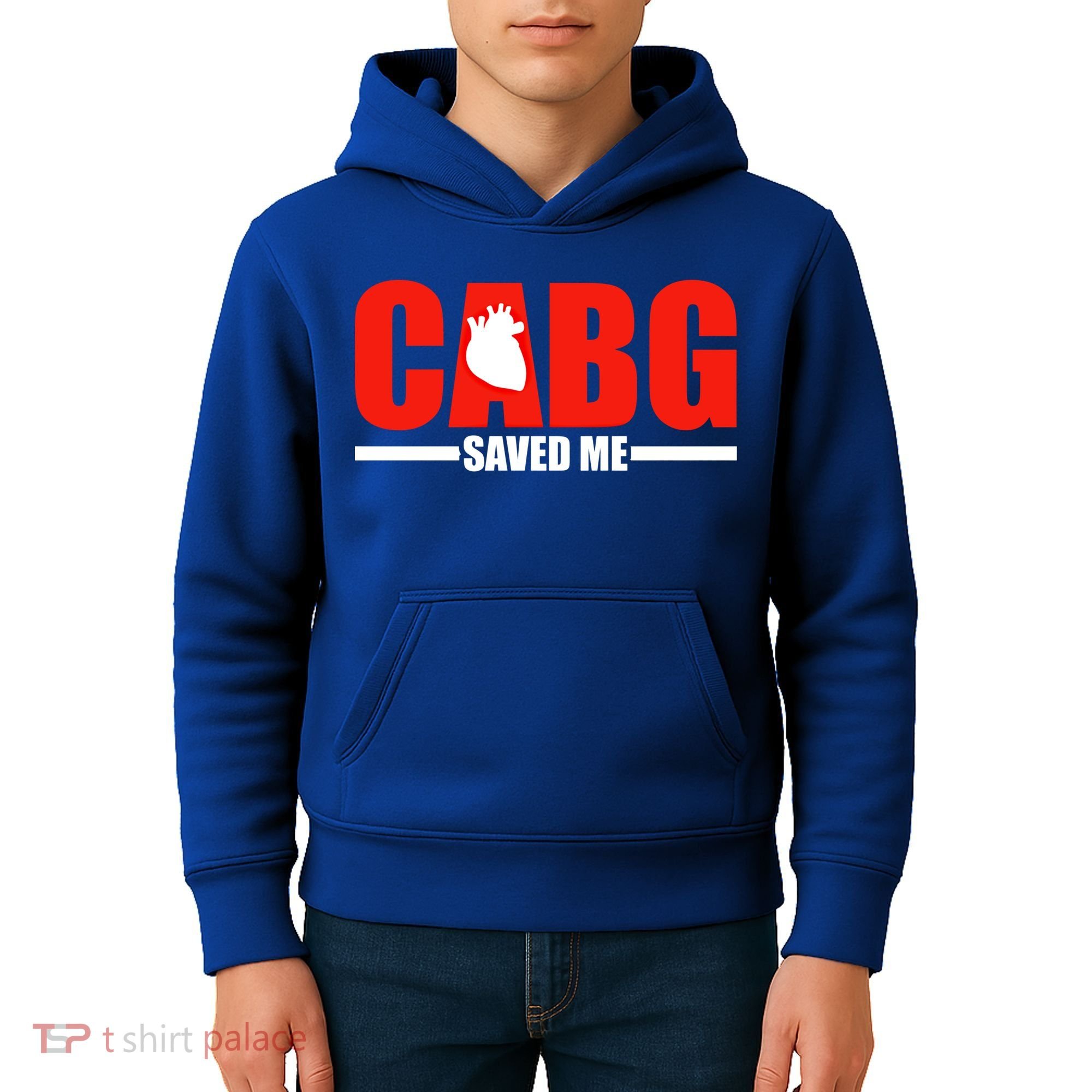 Open Heart Surgery Cabg Saved Me Cool Gift Kids Hoodie