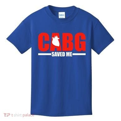 Open Heart Surgery Cabg Saved Me Cool Gift Kids T-Shirt