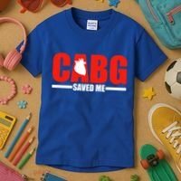 Open Heart Surgery Cabg Saved Me Cool Gift Kids T-Shirt thumb 3