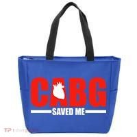 Open Heart Surgery Cabg Saved Me Cool Gift Tote Bag thumb 0