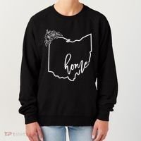 Ohio Home State I Love Ohio O.H.I.O State Map Women's Sweatshirt thumb 0