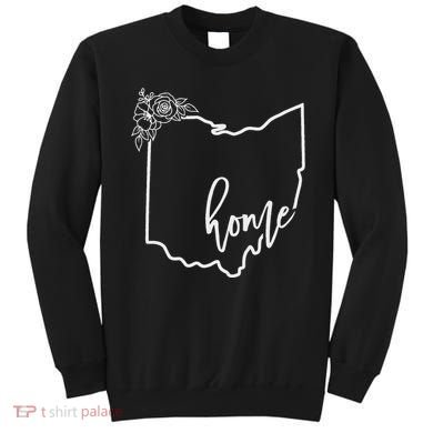 Ohio Home State I Love Ohio O.H.I.O State Map Sweatshirt