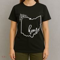Ohio Home State I Love Ohio O.H.I.O State Map T-Shirt thumb 4