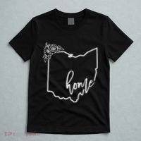Ohio Home State I Love Ohio O.H.I.O State Map T-Shirt thumb 5
